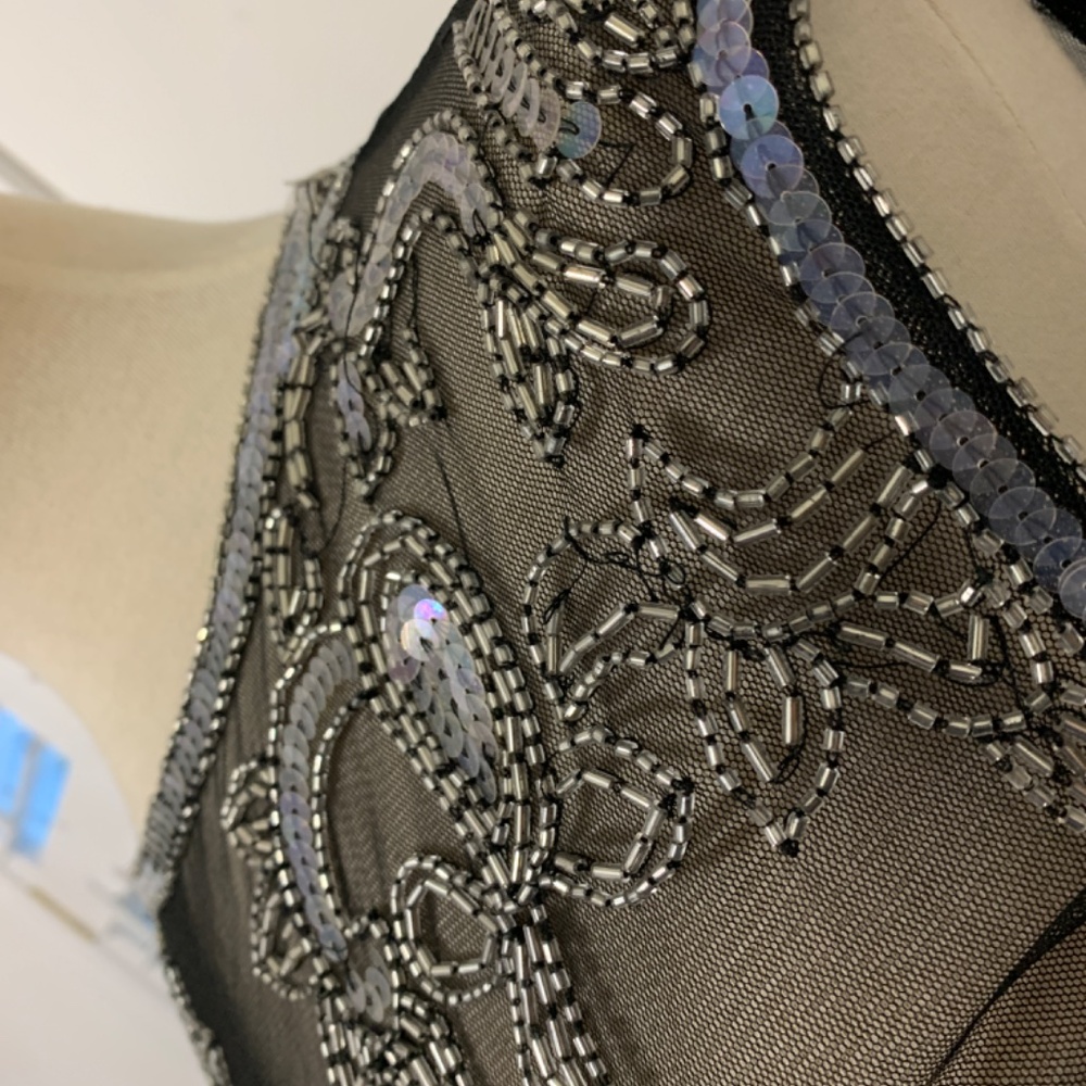 Cache Sequined Dress Size 4 - image 4